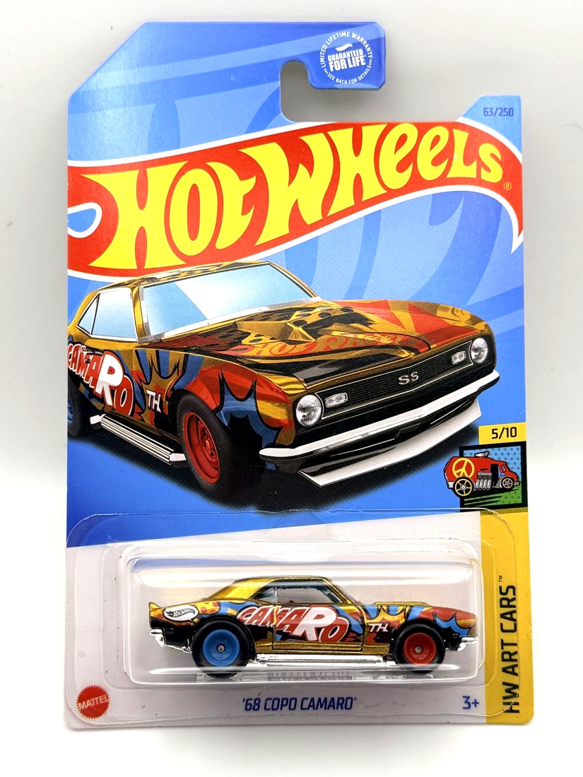 A Hot Wheels Super Treasure Hunt '68 COPO Camaro
