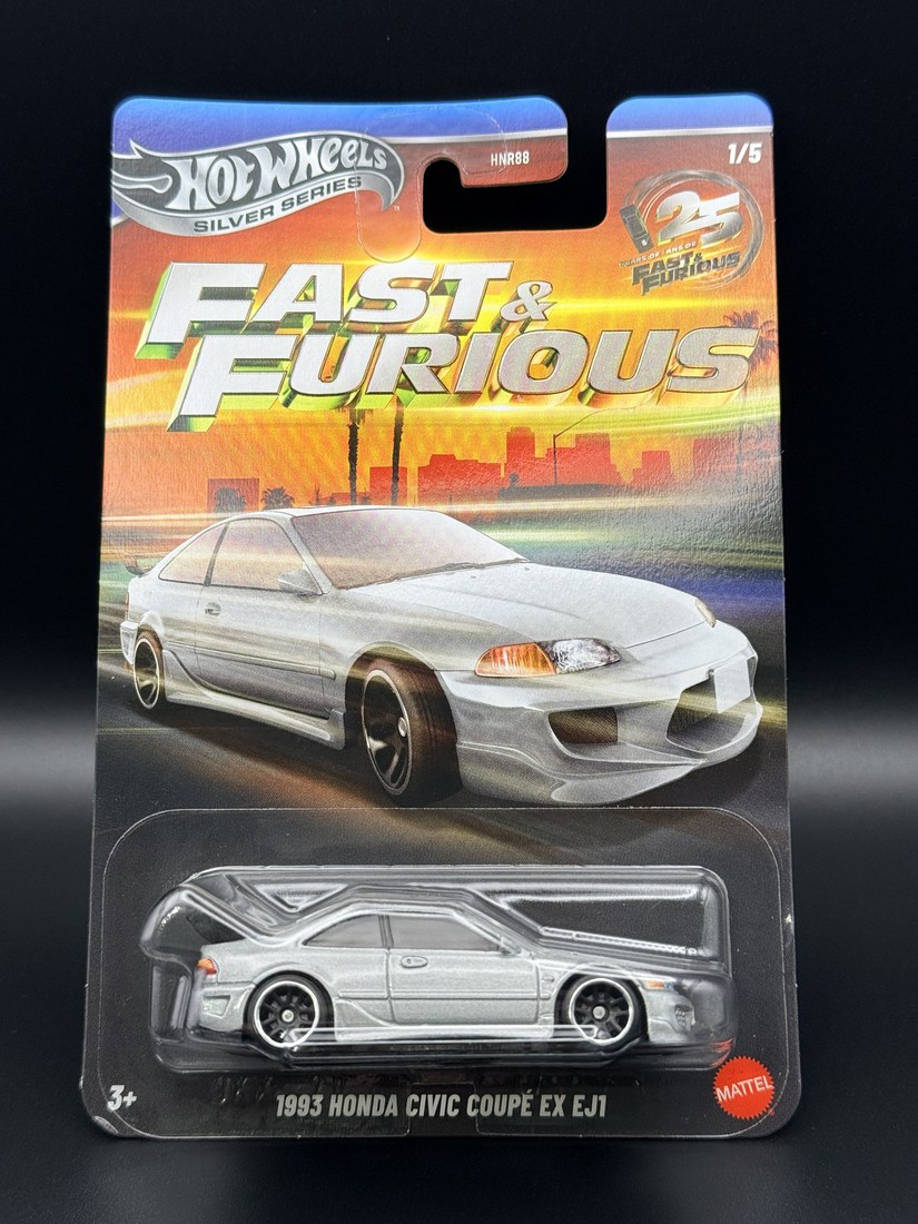 1993 Honda Civic Coupé EX EJ1, Fast & Furious Silver Series 1/5